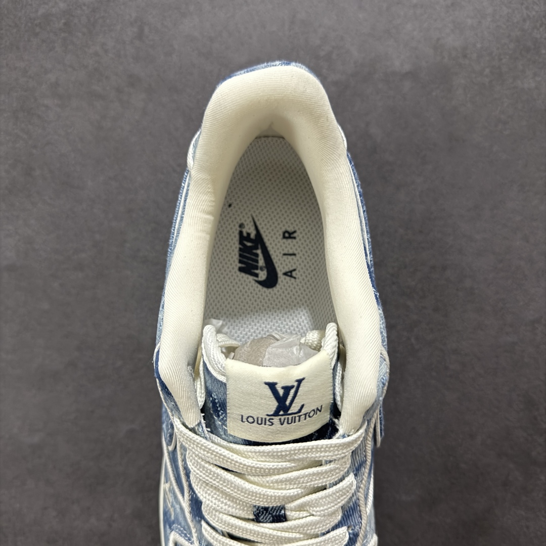  
【定制版】Nike Air Force 1 Low 07 x Louis Vuitton 白蓝牛仔布