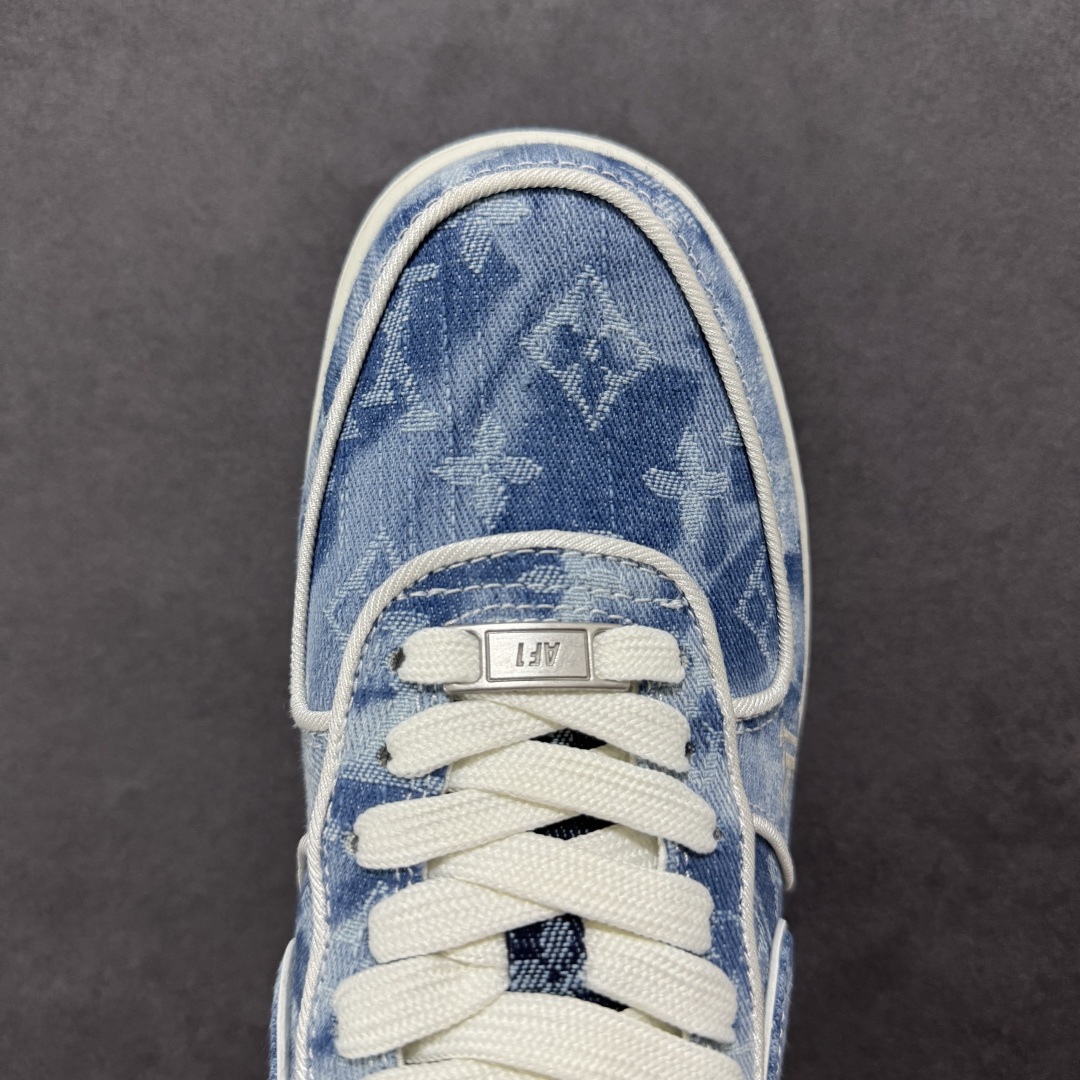  
【定制版】Nike Air Force 1 Low 07 x Louis Vuitton 白蓝牛仔布