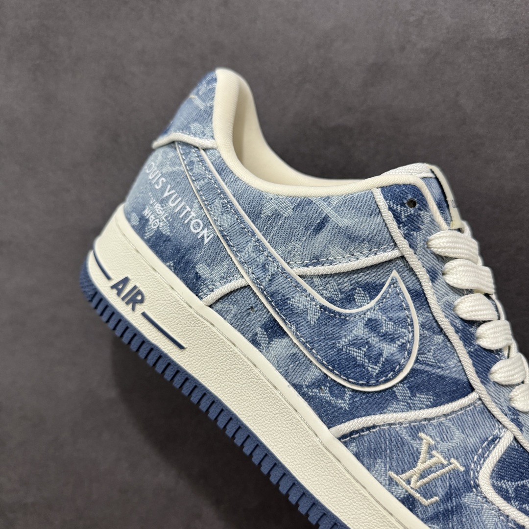  
【定制版】Nike Air Force 1 Low 07 x Louis Vuitton 白蓝牛仔布