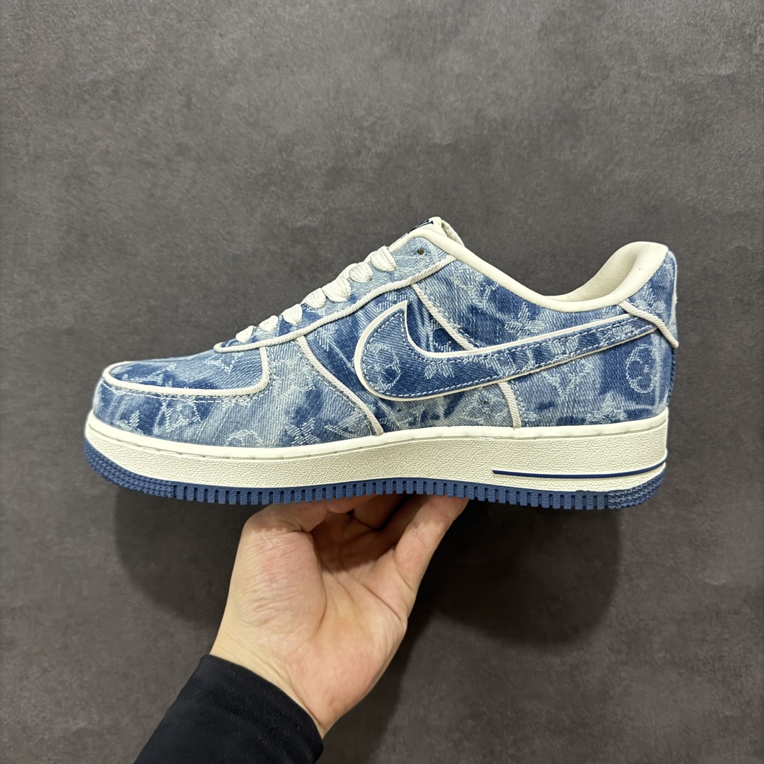  
【定制版】Nike Air Force 1 Low 07 x Louis Vuitton 白蓝牛仔布