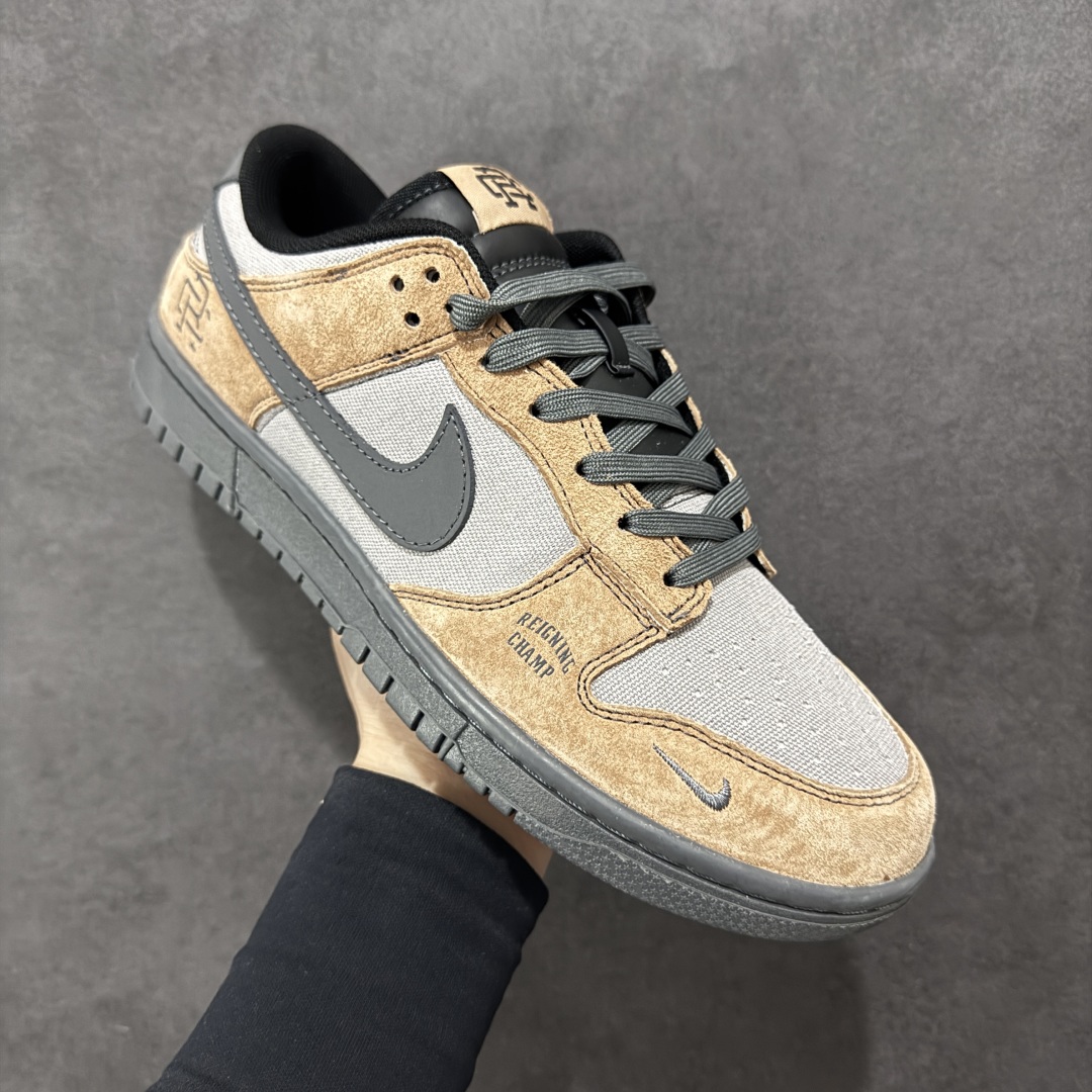  
【定制版】Nike SB Dunk Low x Reigning Champ 棕灰小钩
纯原大厂出品