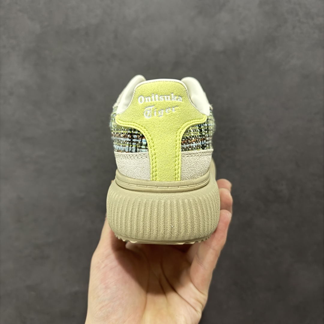 190 Asics Onitsuka Tiger鬼冢虎/鬼塚虎 DELECITY 鞋帮高度 时尚休闲松糕跟 厚底增高小白鞋