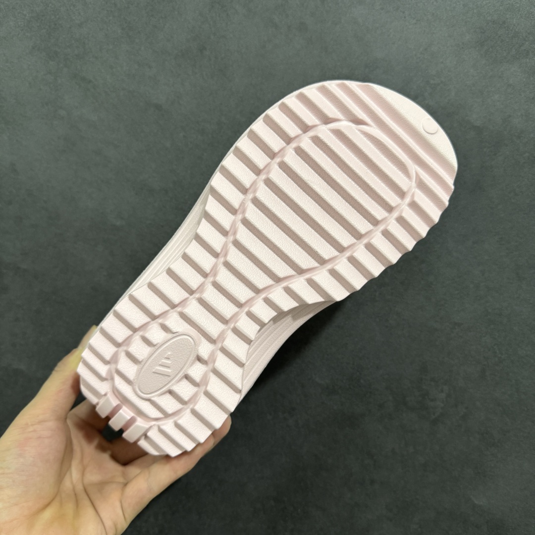 阿迪达斯 Adidas 波波凉鞋 OZWAVE CL波波凉鞋 沙滩拖鞋 稳定缓震回弹厚底老爹拖鞋 JR6756