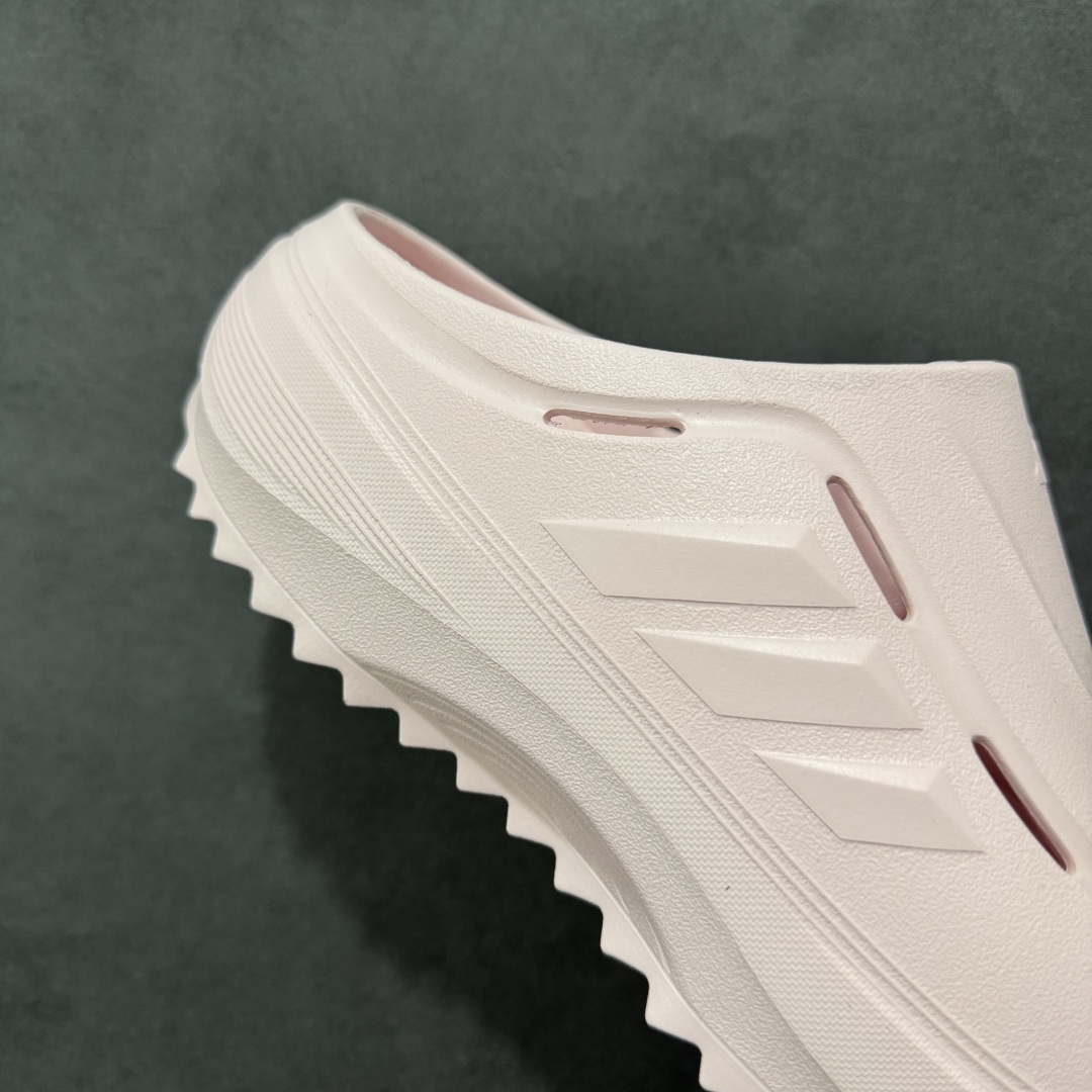 阿迪达斯 Adidas 波波凉鞋 OZWAVE CL波波凉鞋 沙滩拖鞋 稳定缓震回弹厚底老爹拖鞋 JR6756