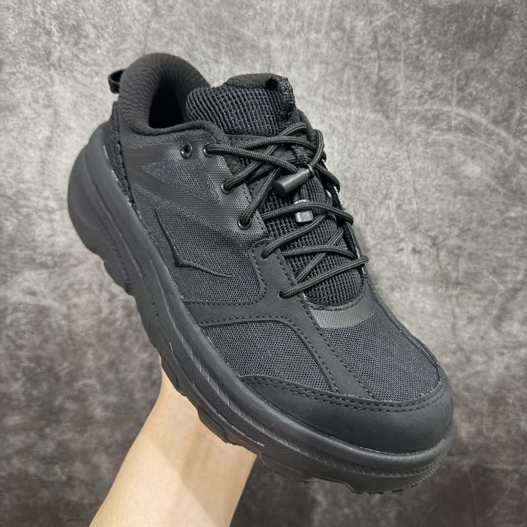 图片[3]-【公司级】HOKA ONE ONE Bondi B3 LS 运动舒适低帮跑步鞋 男女同款 高品质 原材料开发 邦代鞋头采用牛皮革材质 网面是MONO 纱材质 ，里面是蜂窝煤透气网眼定型。后跟设计采用皮革双缝线 ，HOKA经典的厚底设计。 鞋底采用EVA板材发泡 脚感舒适 减震耐磨透气跑步运动鞋 尺码 36 36.5 37.5 38 38.5 39 40 40.5 41 42 42.5 43 44 44.5 45 46 47-选品中心