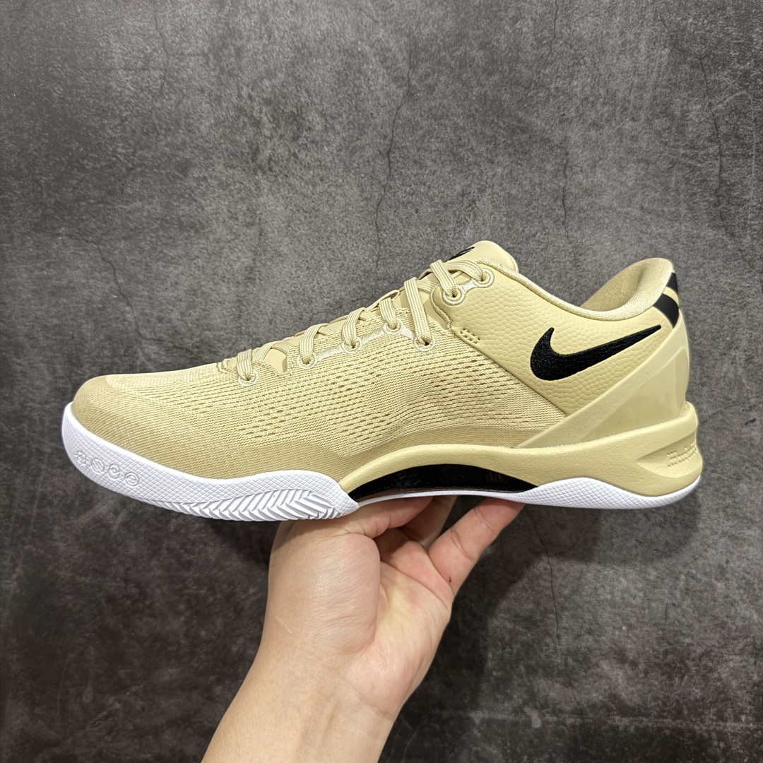 450 【GX美版绿x】NK Zoom Kobe Ⅷ System 科比8代复刻实战运动低帮文化篮球鞋 卡其色 HM6469-701