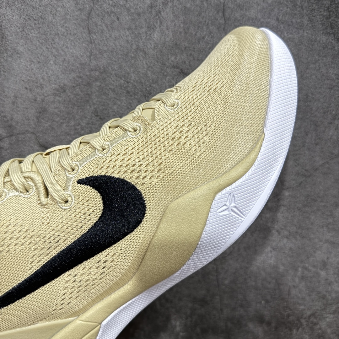 450 【GX美版绿x】NK Zoom Kobe Ⅷ System 科比8代复刻实战运动低帮文化篮球鞋 卡其色 HM6469-701