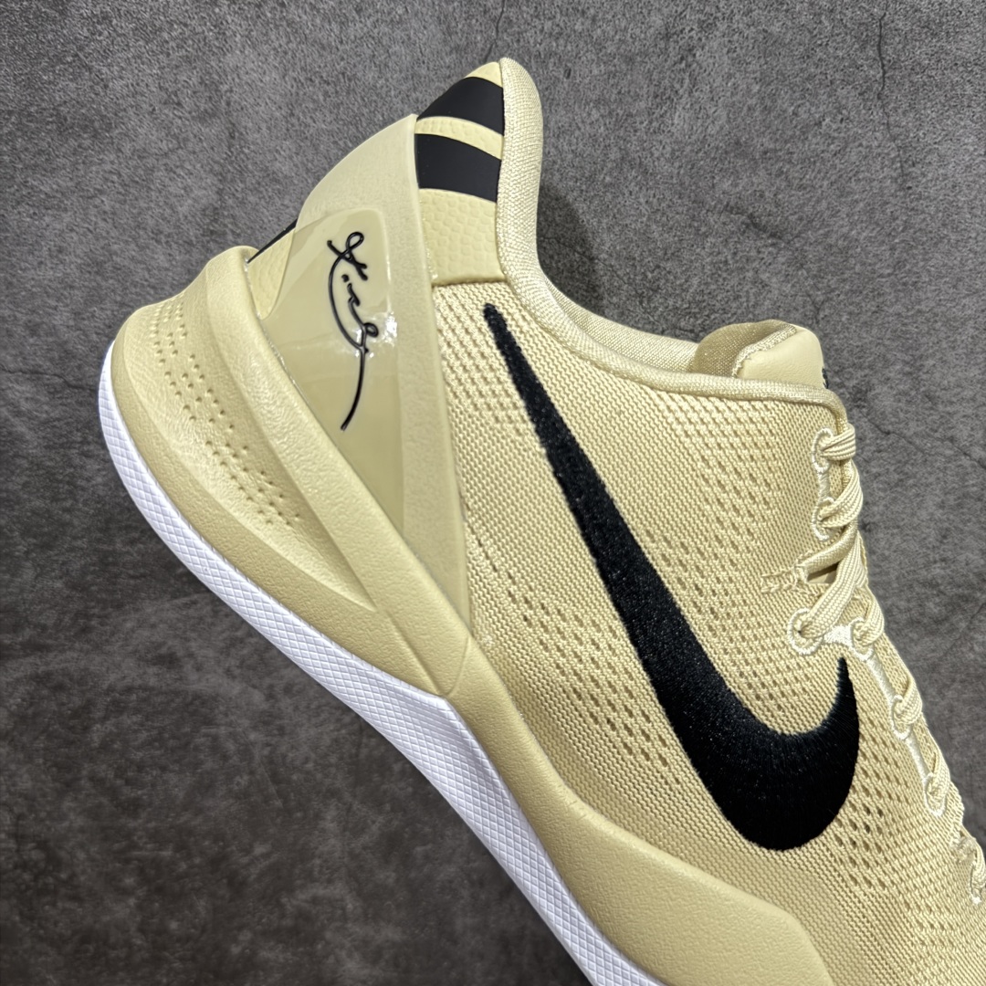450 【GX美版绿x】NK Zoom Kobe Ⅷ System 科比8代复刻实战运动低帮文化篮球鞋 卡其色 HM6469-701