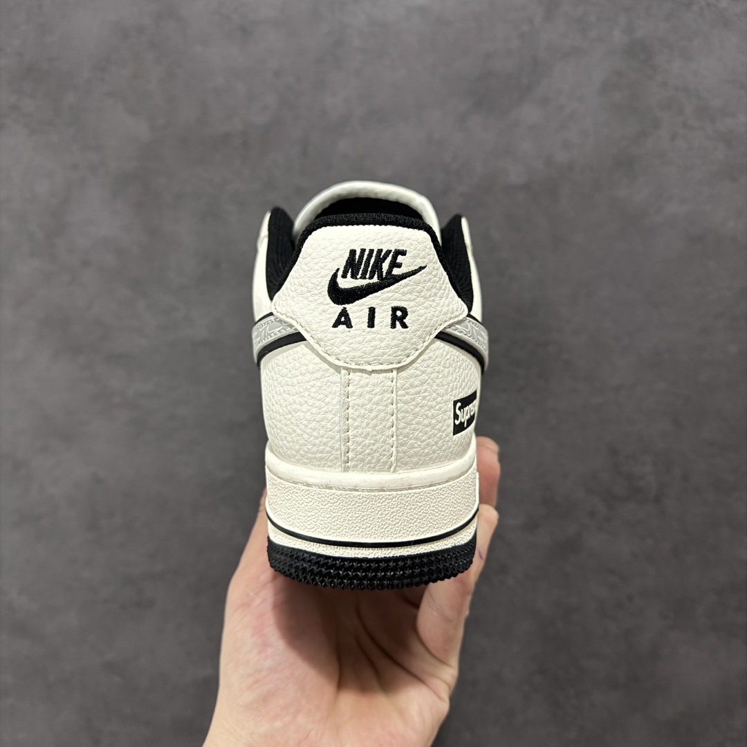  
【定制版】NIke Air Force 1 '07 Low “Supreme联名——重影黑勾”空军一