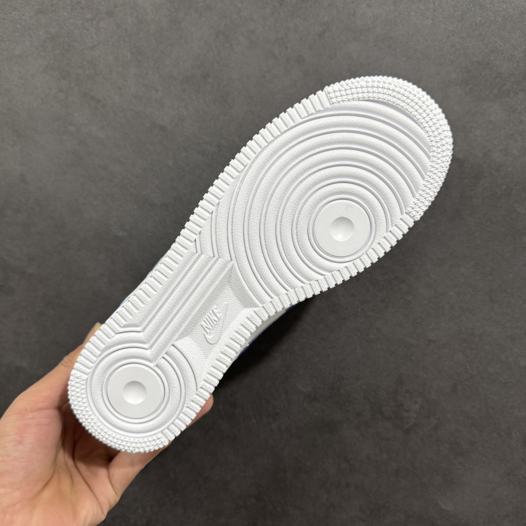  
【定制版】Nike Air Force 1 Low 07 白蓝晕染 原楦头原纸板 打造纯正低帮空军版