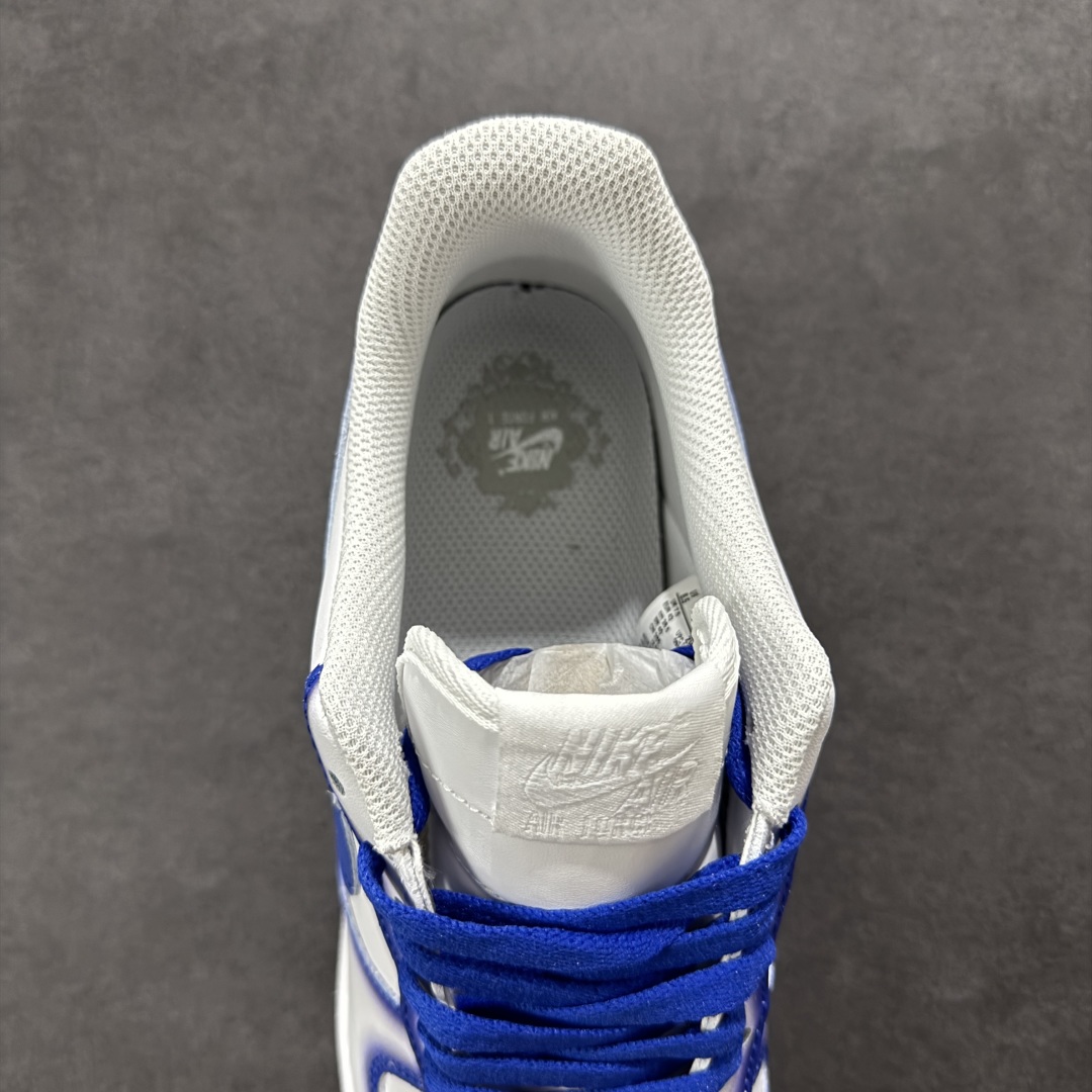 
【定制版】Nike Air Force 1 Low 07 白蓝晕染 原楦头原纸板 打造纯正低帮空军版