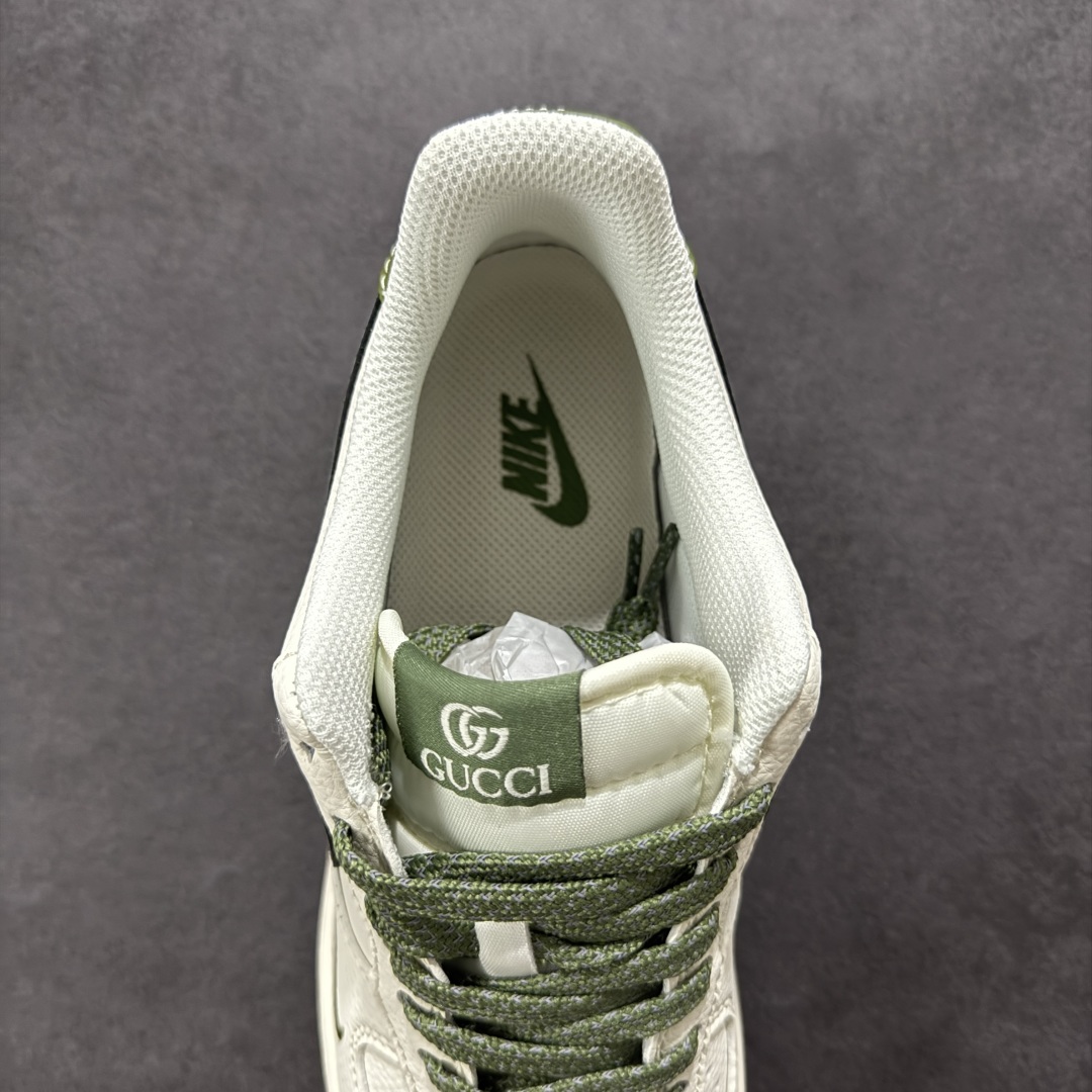  
【定制版】Nike Air Force 1'07 Low 古驰联名 绿灰花纹 空军一号低帮休闲板鞋 