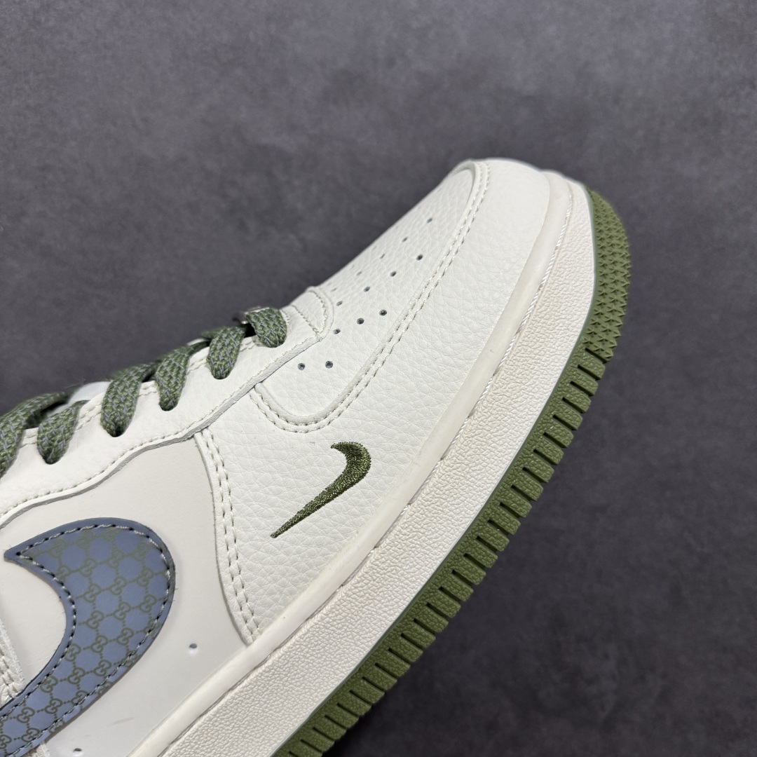  
【定制版】Nike Air Force 1'07 Low 古驰联名 绿灰花纹 空军一号低帮休闲板鞋 