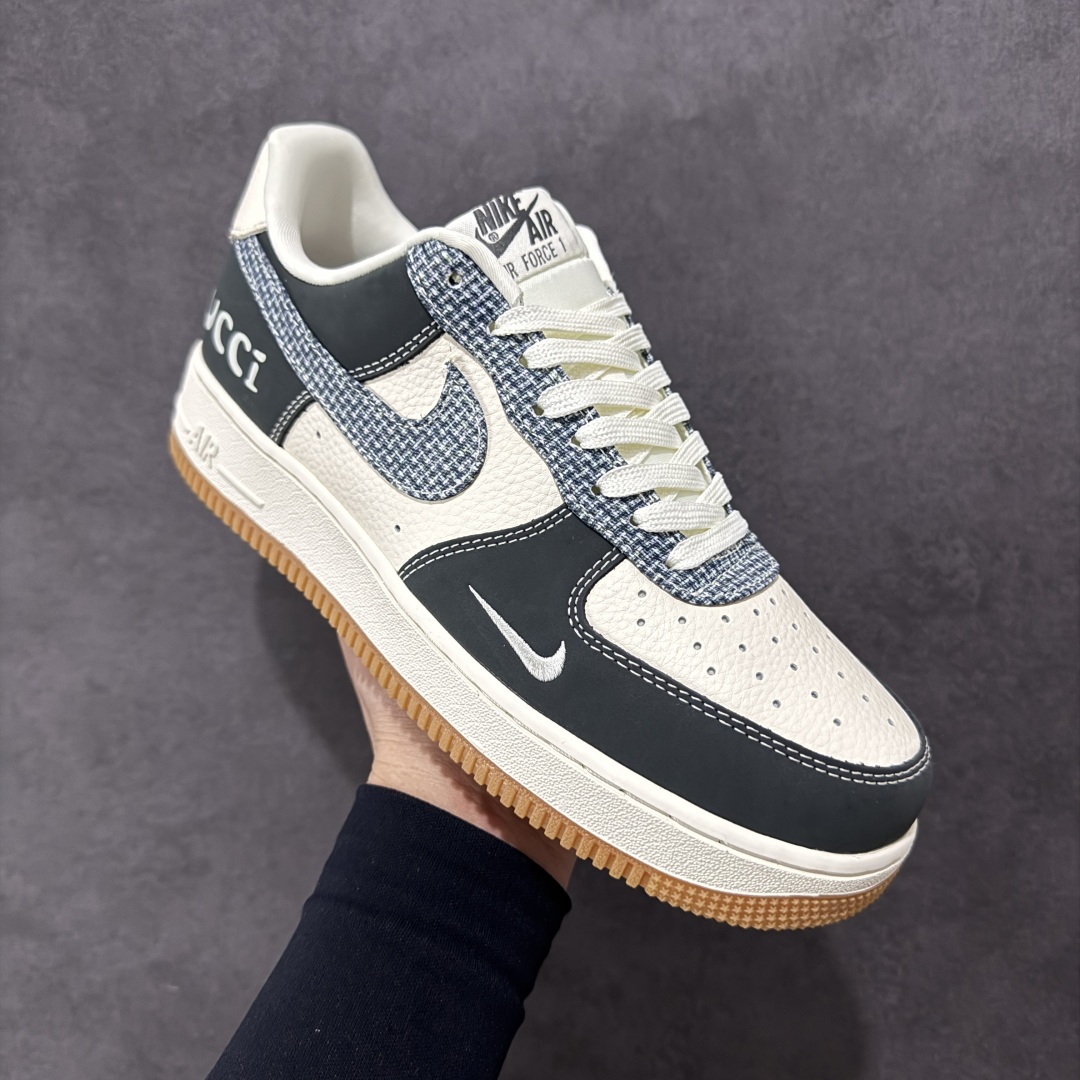  
【定制版】NIke Air Force 1 '07 Low “古驰联名——花布生胶”空军一号 低帮 
