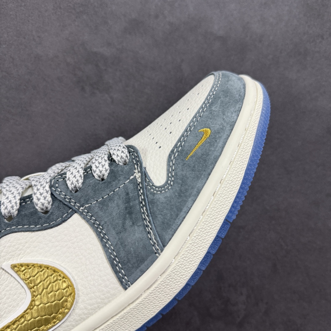 280 【定制版】Air Jordan 1 Low AJ1 乔1 LV联名 金勾蛇鳞 高端定制 低帮复古篮球鞋 XX3168-167