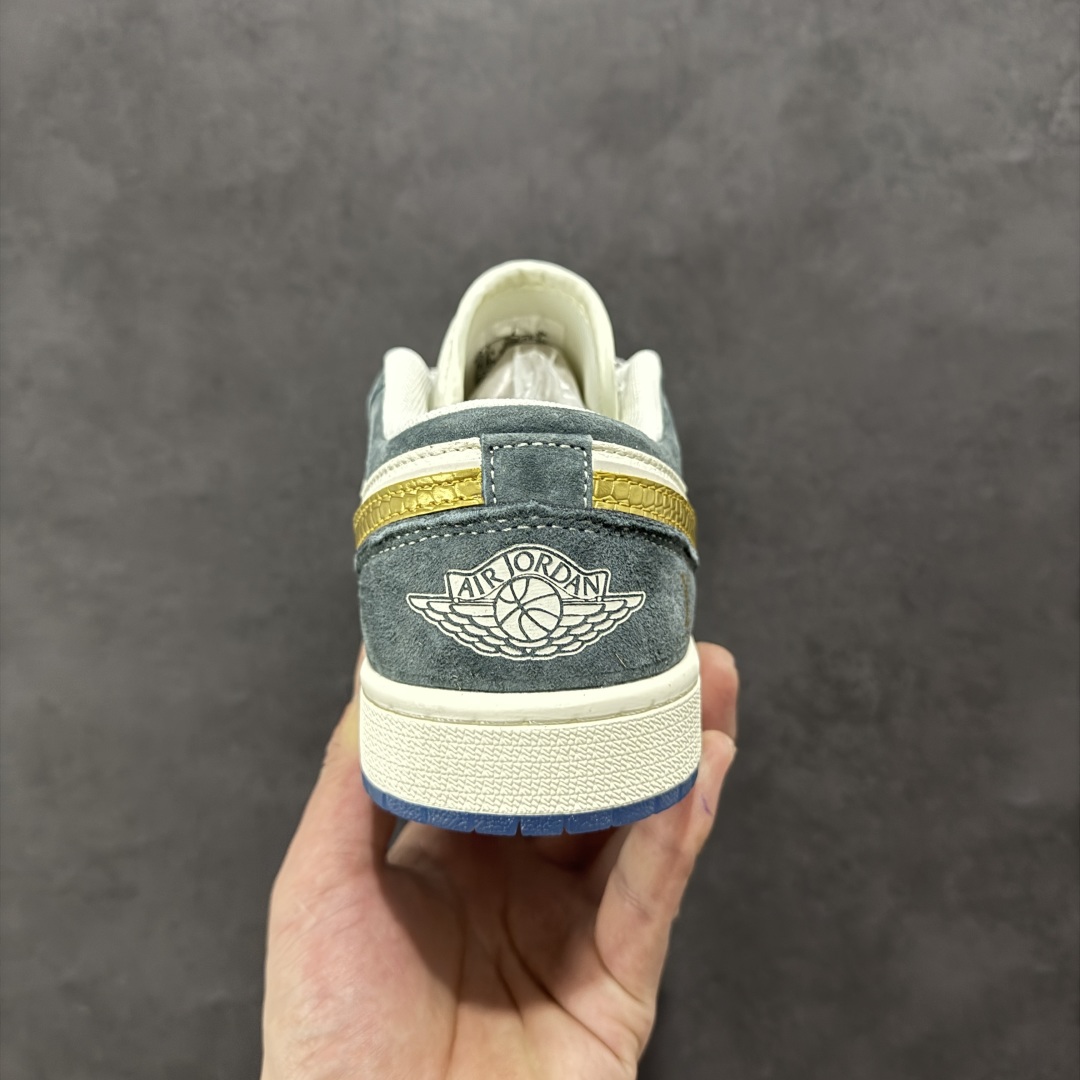 280 【定制版】Air Jordan 1 Low AJ1 乔1 LV联名 金勾蛇鳞 高端定制 低帮复古篮球鞋 XX3168-167