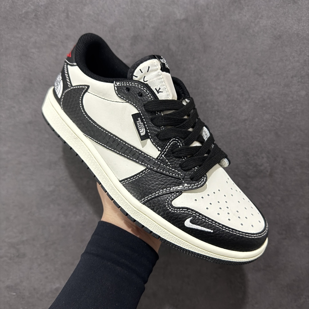 【定制版】Air Jordan 1 Low AJ1 乔1 北面联名 高端定制 低帮复古篮球鞋 XZ5749-007
