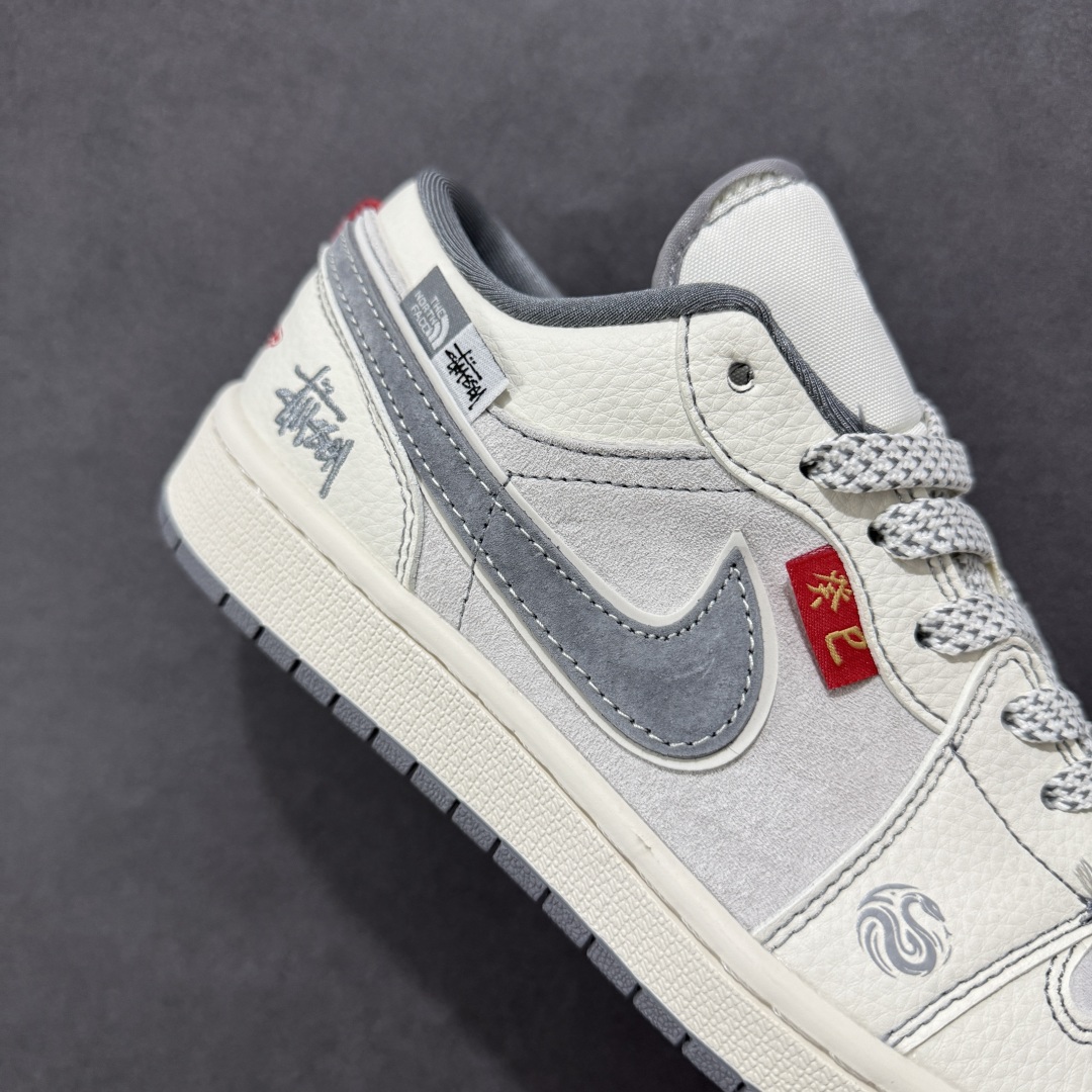 【定制版】Air Jordan 1 Low AJ1 乔1 蛇年限定 癸己红标 高端定制 低帮复古篮球鞋 YX5066-315