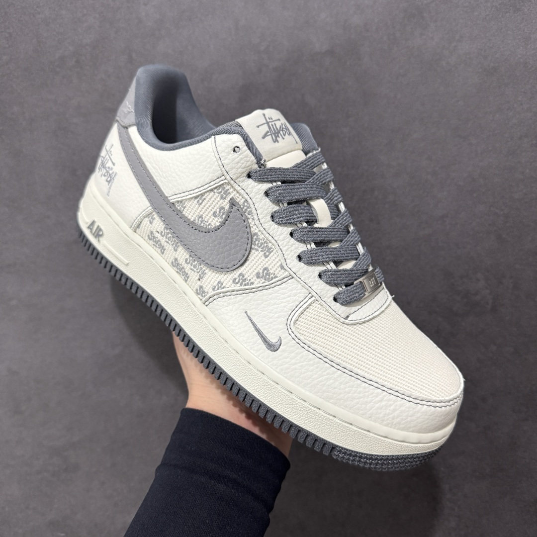  
【定制版】Nike Air Force 1'07 Low 斯图西联名 织布 空军一号低帮休闲板鞋
