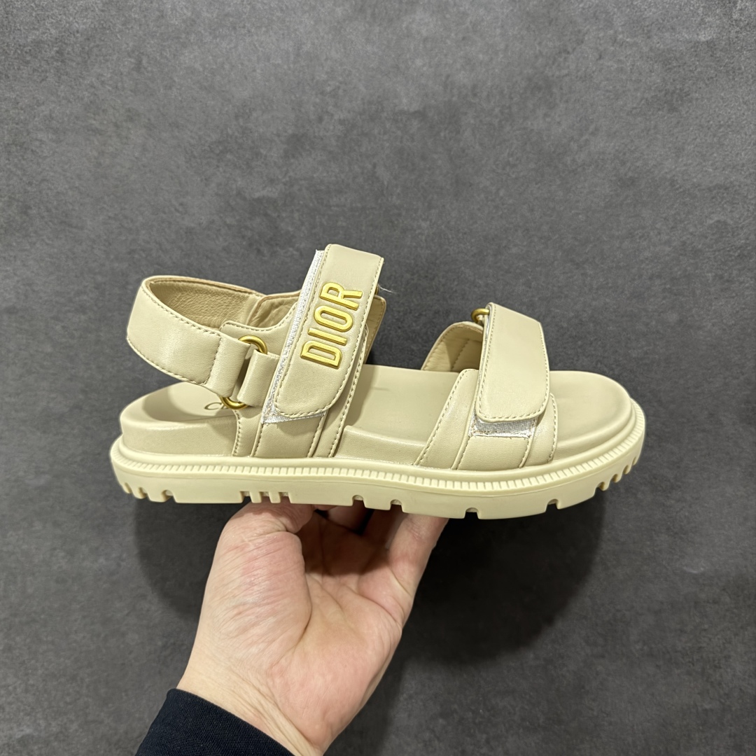 300 【广东纯原版本】Dior 迪奥 Act 夏季羊皮凉鞋拖鞋 鬼佬外贸冲正