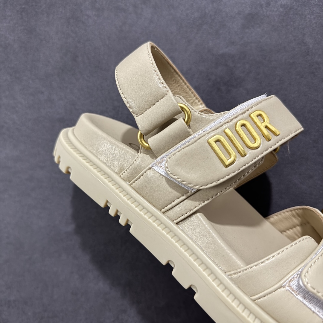 300 【广东纯原版本】Dior 迪奥 Act 夏季羊皮凉鞋拖鞋 鬼佬外贸冲正