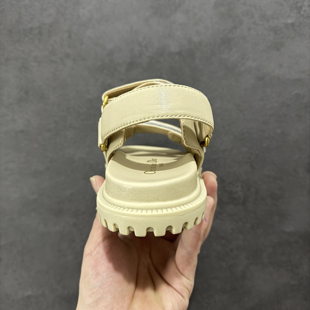 300 【广东纯原版本】Dior 迪奥 Act 夏季羊皮凉鞋拖鞋 鬼佬外贸冲正