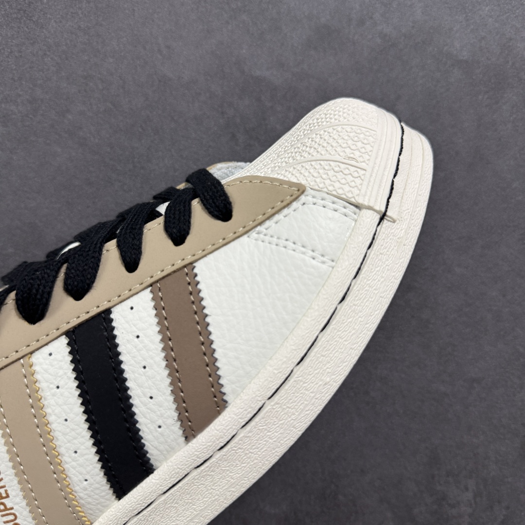 【定制版】AD Original Superstar x Supreme 白黑棕 SD6810