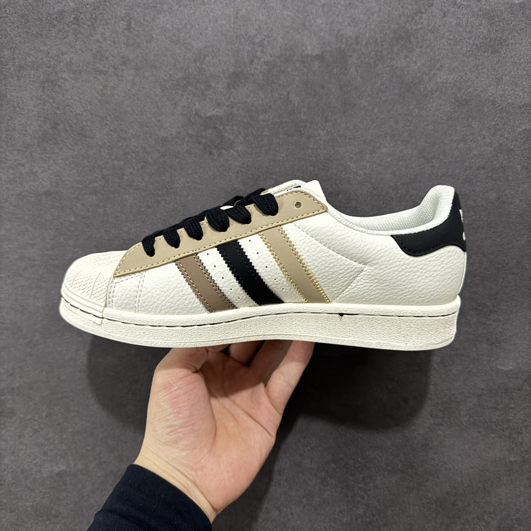 【定制版】AD Original Superstar x Supreme 白黑棕 SD6810