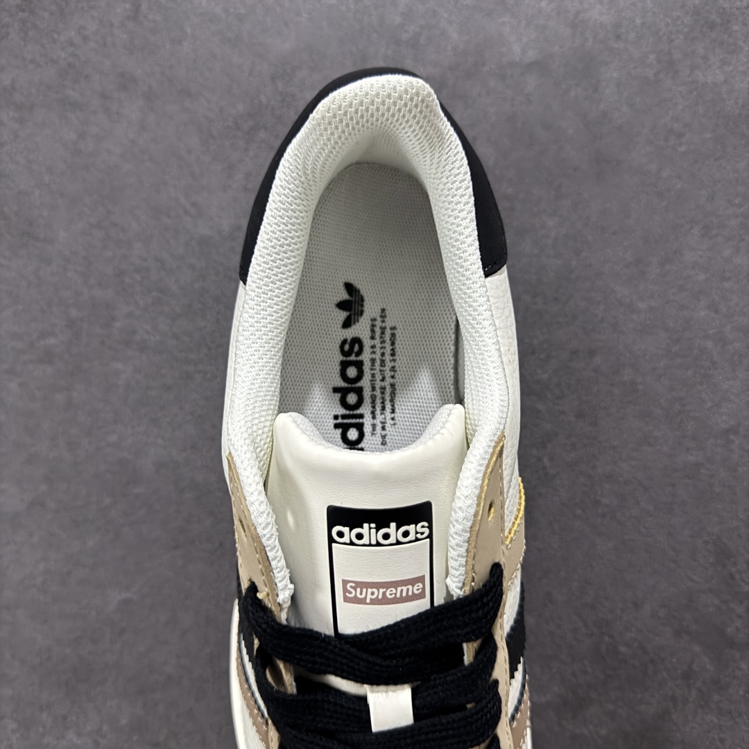 【定制版】AD Original Superstar x Supreme 白黑棕 SD6810
