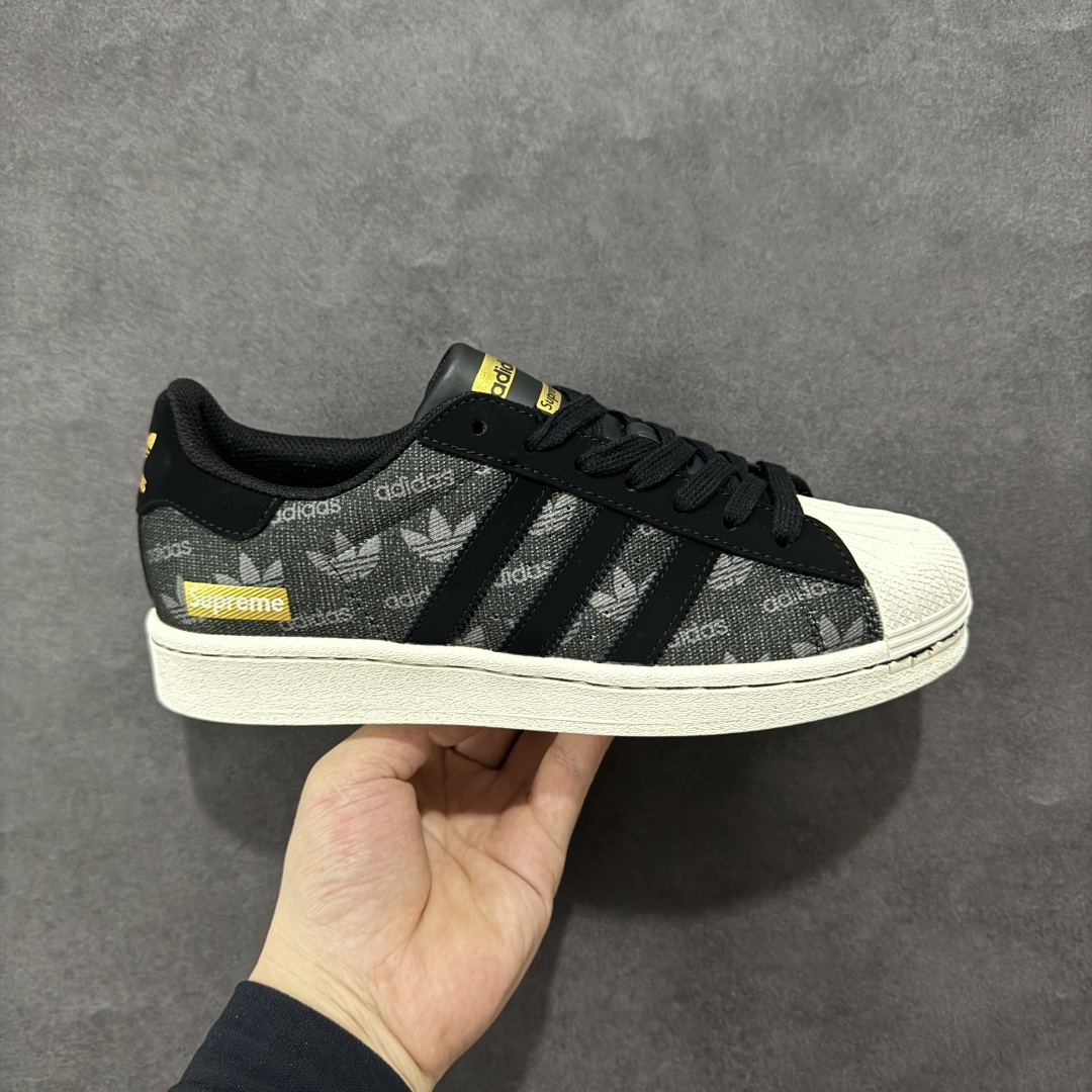  
【定制版】AD Originals Superstar x Supreme 黑金
采用全新头层拼接皮