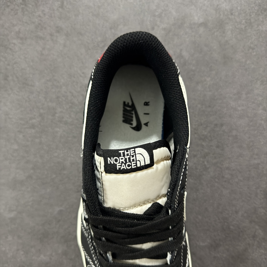 280 【定制版】Air Jordan 1 Low AJ1 乔1 北面联名 高端定制 低帮复古篮球鞋 XZ5749-007