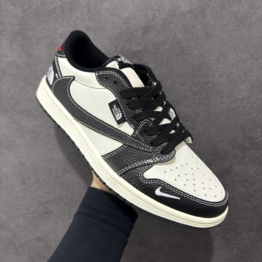280 【定制版】Air Jordan 1 Low AJ1 乔1 北面联名 高端定制 低帮复古篮球鞋 XZ5749-007
