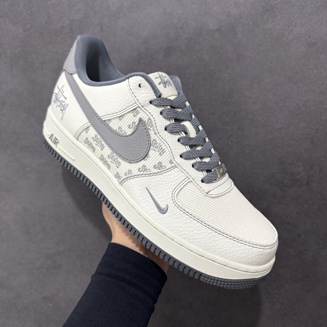  
【定制版】Nike Air Force 1'07 Low 斯图西联名 织布 空军一号低帮休闲板鞋
