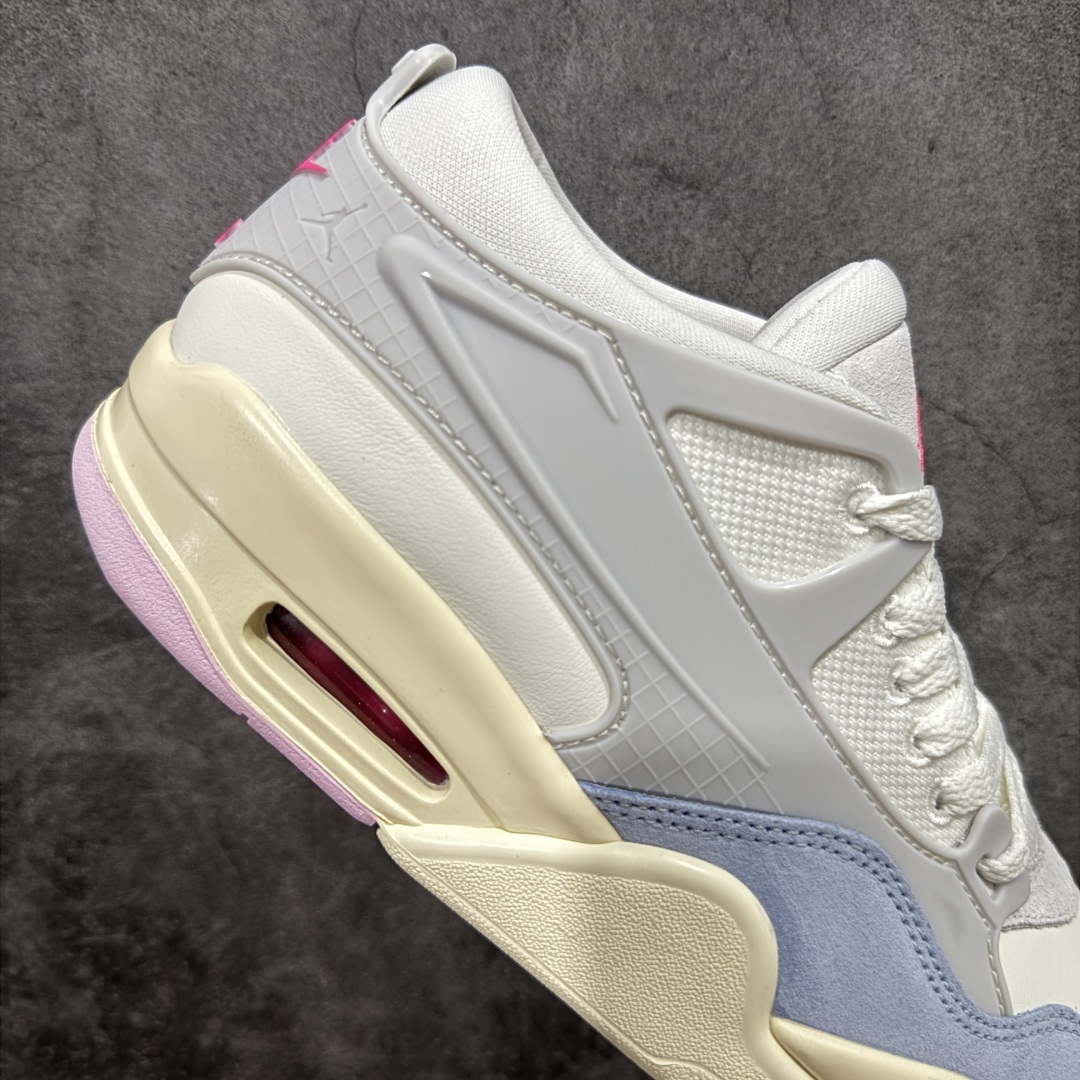 【纯原版】Air Jordan AJ4 RM 重置 重制版低帮复古篮球鞋 马卡龙白绿粉 IB4466