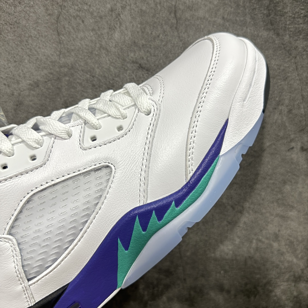 460 【PK纯原】Air Jordan 5 Retro AJ5乔5 男子文化篮球鞋 aj5白紫葡萄 HQ7978-100