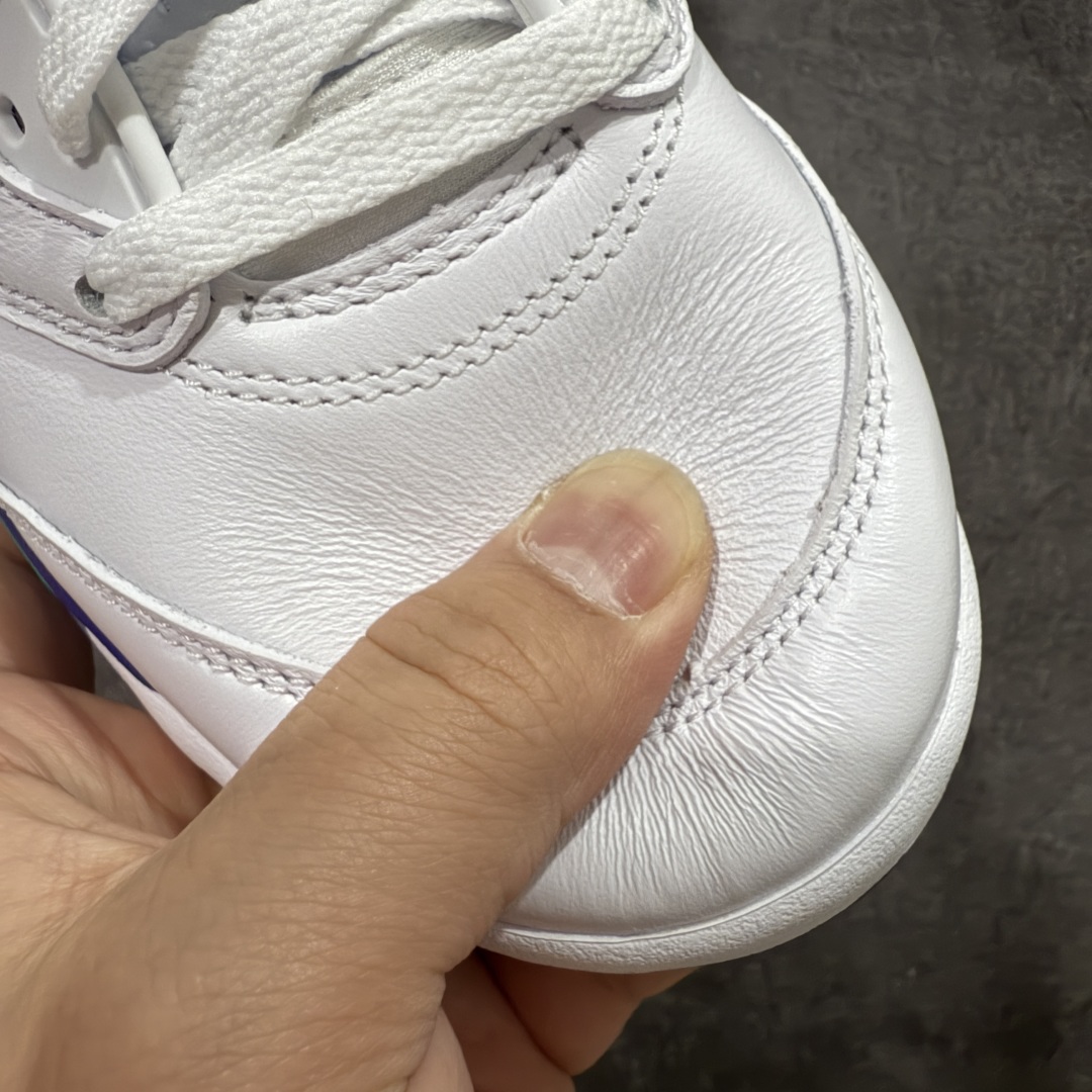  
【外贸纯原】Air Jordan 5 Retro AJ5乔5 男子文化篮球鞋 aj5白紫葡萄！货号H