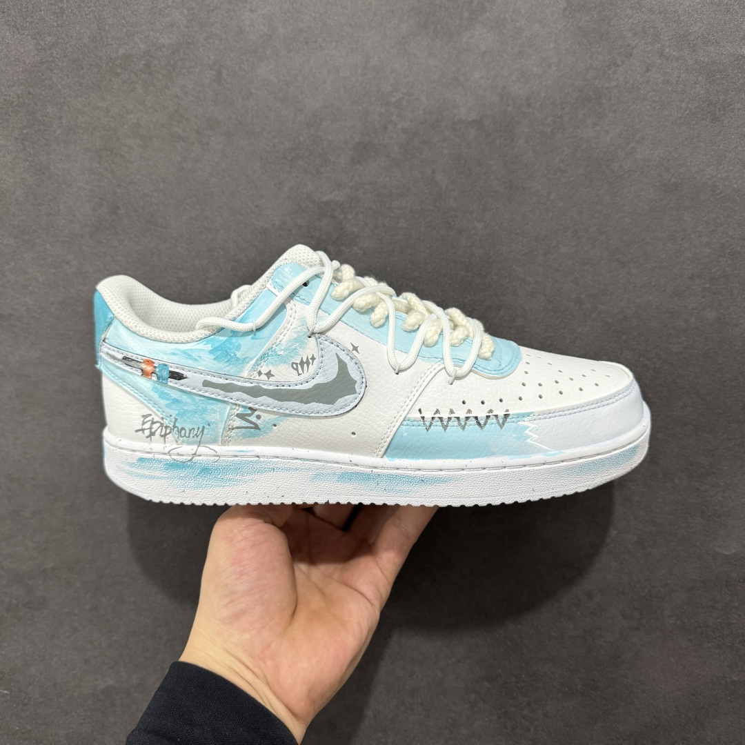 260 【定制版】Nike Court Vision 1 Low “梦熠星河” 手绘涂鸦定制板鞋 DH2987-218