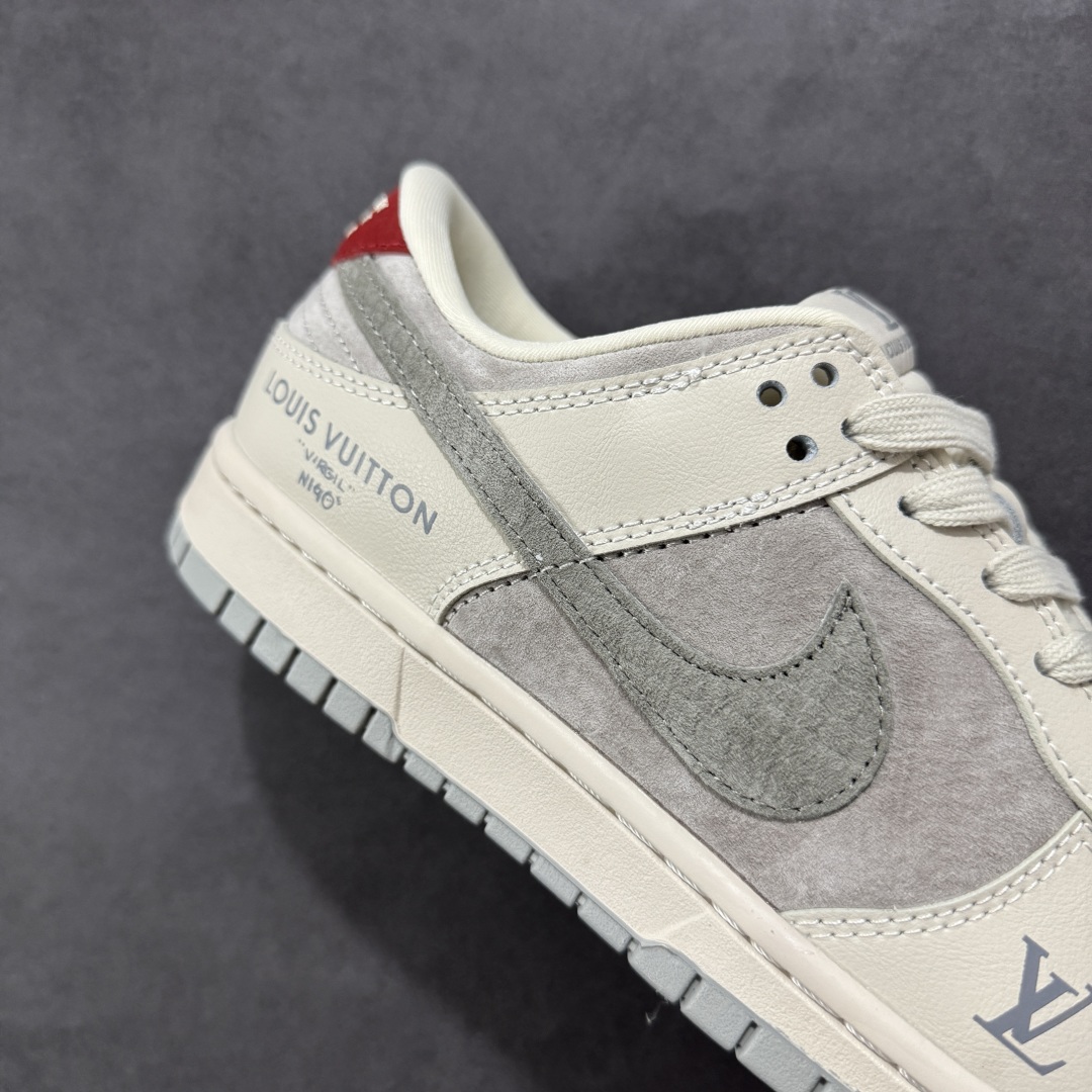  
【定制版】Nike SB Dunk Low LV联名 灰蛇鳞勾 周年高端定制 低帮休闲板鞋 XX31