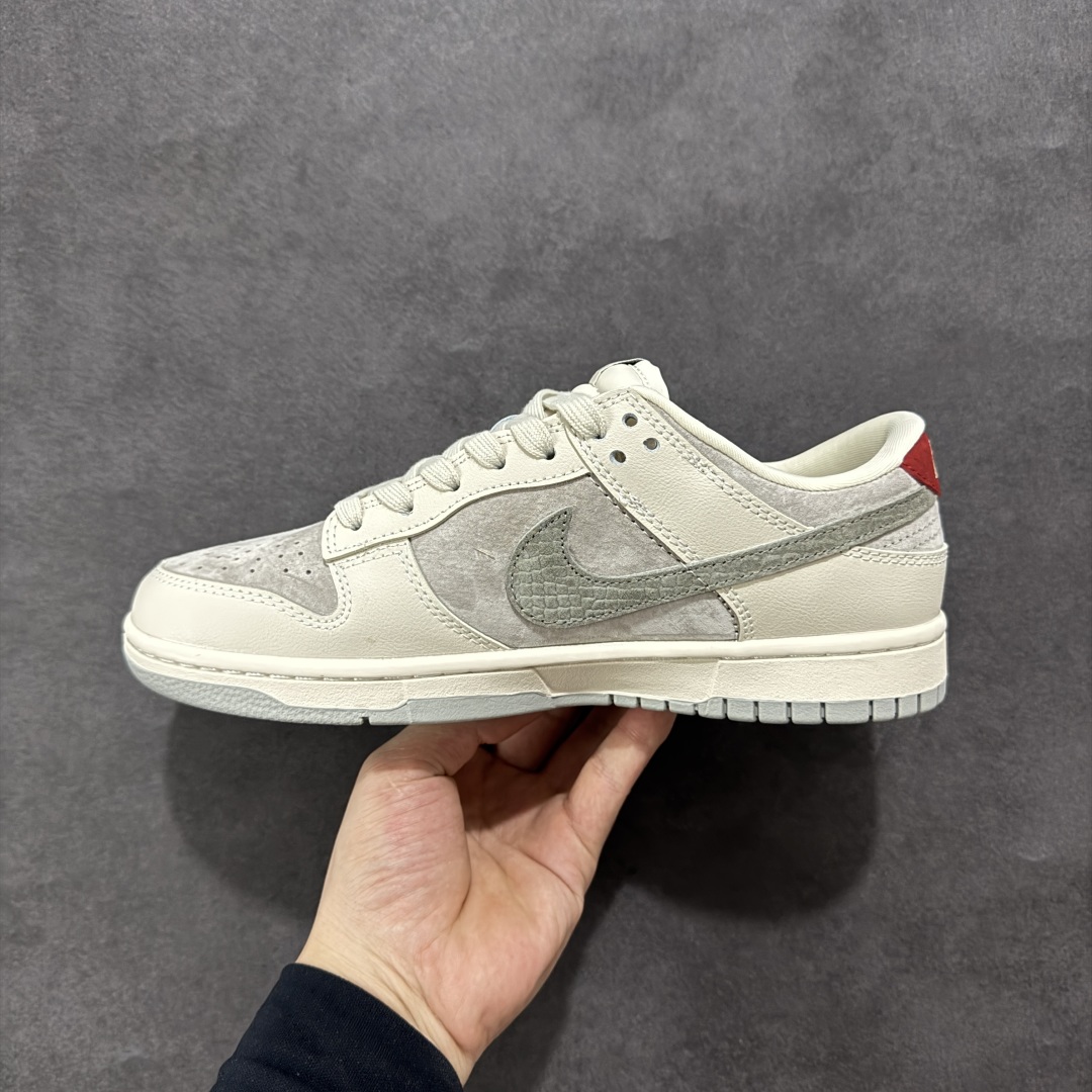  
【定制版】Nike SB Dunk Low LV联名 灰蛇鳞勾 周年高端定制 低帮休闲板鞋 XX31