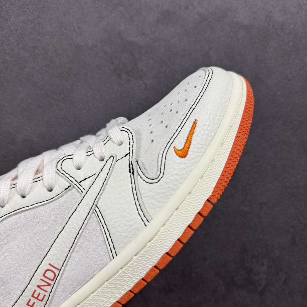 280 【定制版】Air Jordan 1 Low AJ1 乔1 芬迪联名 低帮文化休闲板鞋 XZ5749-002