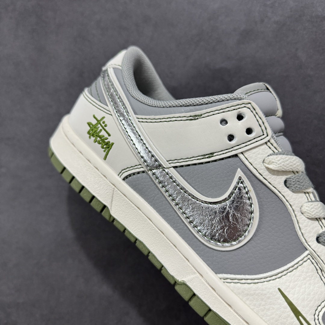   
【定制版】Nike SB Dunk Low x Stussy 白灰绿小钩双鞋带
纯原大厂出品 极力