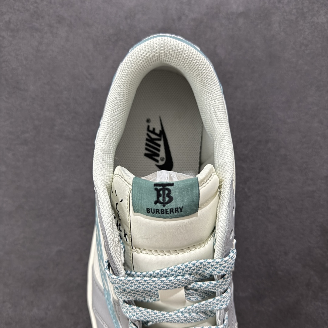 260 【定制版】Travis Scott x Nike Air Jordan 1 Low x BURBRRY Air Jordan 1 Low 反转灰白蓝小钩满天星倒钩 XF8698-072