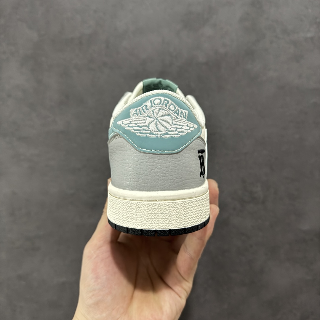 260 【定制版】Travis Scott x Nike Air Jordan 1 Low x BURBRRY Air Jordan 1 Low 反转灰白蓝小钩满天星倒钩 XF8698-072