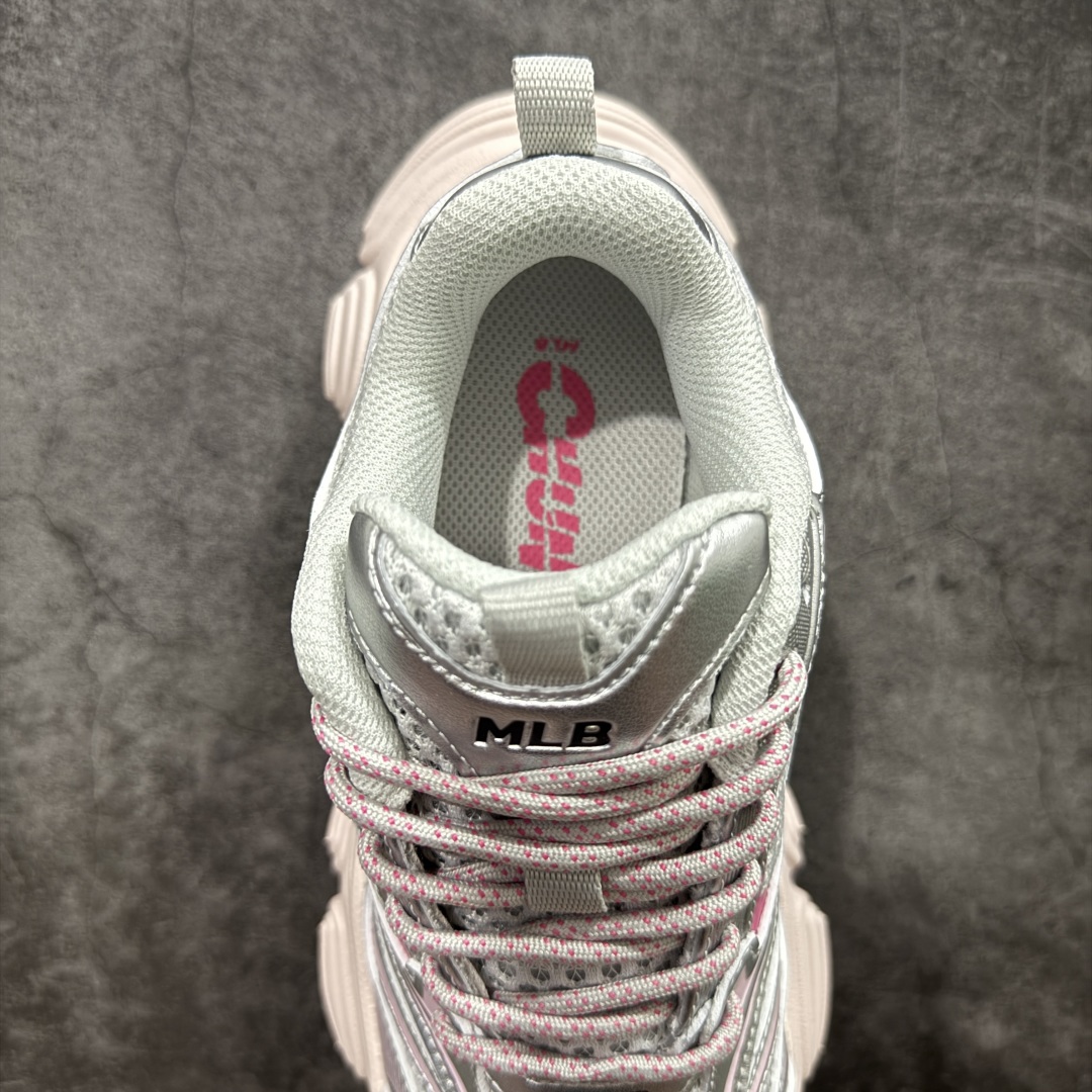 图片[8]-【纯原订单】MLB Winner Chunky 25新款 NY百搭舒适休闲潮流运动厚底增高 防滑耐磨 低帮 老爹鞋 男女同款 银色 潮流厚底时尚街头赛博老爹鞋 MLB官方同步出货 虞书欣等众多潮流明星同款 高弹双层MD大底 原楦原档案数据开发版型（完美鞋头弧度/后套收口效果🆚市面文案版本‼️） 原厂立体填充鞋舌海绵 中底注胶孔原数据开发模具大底原厂转印标市面上唯一纯原版本 原材料打造 内增高6cm 原厂1：1模具开发 原厂进口纳米材质 原盒雷射防伪标包装 天猫订单品质 官网尺码：35 36 36.5 37.5 38 38.5 39 40 40.5 41 42 42.5 43 44 45-选品中心