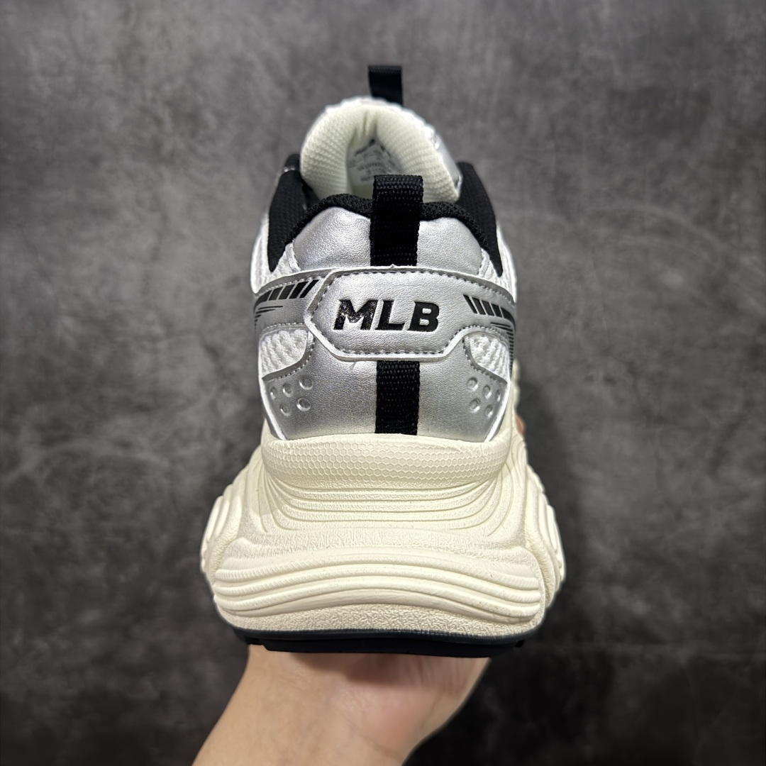 图片[4]-【顶级防伪标版本】MLB Winner Chunky 25新款 NY百搭舒适休闲潮流运动厚底增高 防滑耐磨 低帮 老爹鞋 男女同款 银色 潮流厚底时尚街头赛博老爹鞋 MLB官方同步出货 市场唯一同步原版包装大盒 市面唯一带防伪标版本 大底带荧光区别市场错版 虞书欣等众多潮流明星同款 高弹双层MD大底 原楦原档案数据开发版型（完美鞋头弧度/后套收口效果🆚市面文案版本‼️） 原厂立体填充鞋舌海绵 中底注胶孔原数据开发模具大底原厂转印标市面上唯一纯原版本 原材料打造 内增高6cm 原厂1：1模具开发 原厂进口纳米材质 原盒雷射防伪标包装 天猫订单品质 官网尺码：35 36 36.5 37.5 38 38.5 39 40 40.5 41 42 42.5 43 44 45-选品中心