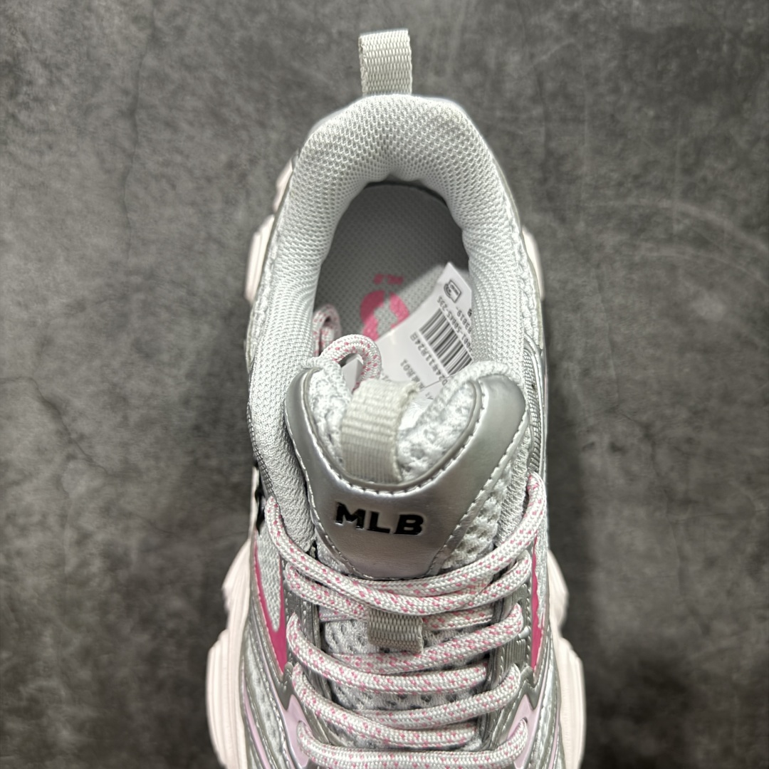 图片[8]-【顶级防伪标版本】MLB Winner Chunky 25新款 NY百搭舒适休闲潮流运动厚底增高 防滑耐磨 低帮 老爹鞋 男女同款 银色 潮流厚底时尚街头赛博老爹鞋 MLB官方同步出货 市场唯一同步原版包装大盒 市面唯一带防伪标版本 大底带荧光区别市场错版 虞书欣等众多潮流明星同款 高弹双层MD大底 原楦原档案数据开发版型（完美鞋头弧度/后套收口效果🆚市面文案版本‼️） 原厂立体填充鞋舌海绵 中底注胶孔原数据开发模具大底原厂转印标市面上唯一纯原版本 原材料打造 内增高6cm 原厂1：1模具开发 原厂进口纳米材质 原盒雷射防伪标包装 天猫订单品质 官网尺码：35 36 36.5 37.5 38 38.5 39 40-选品中心