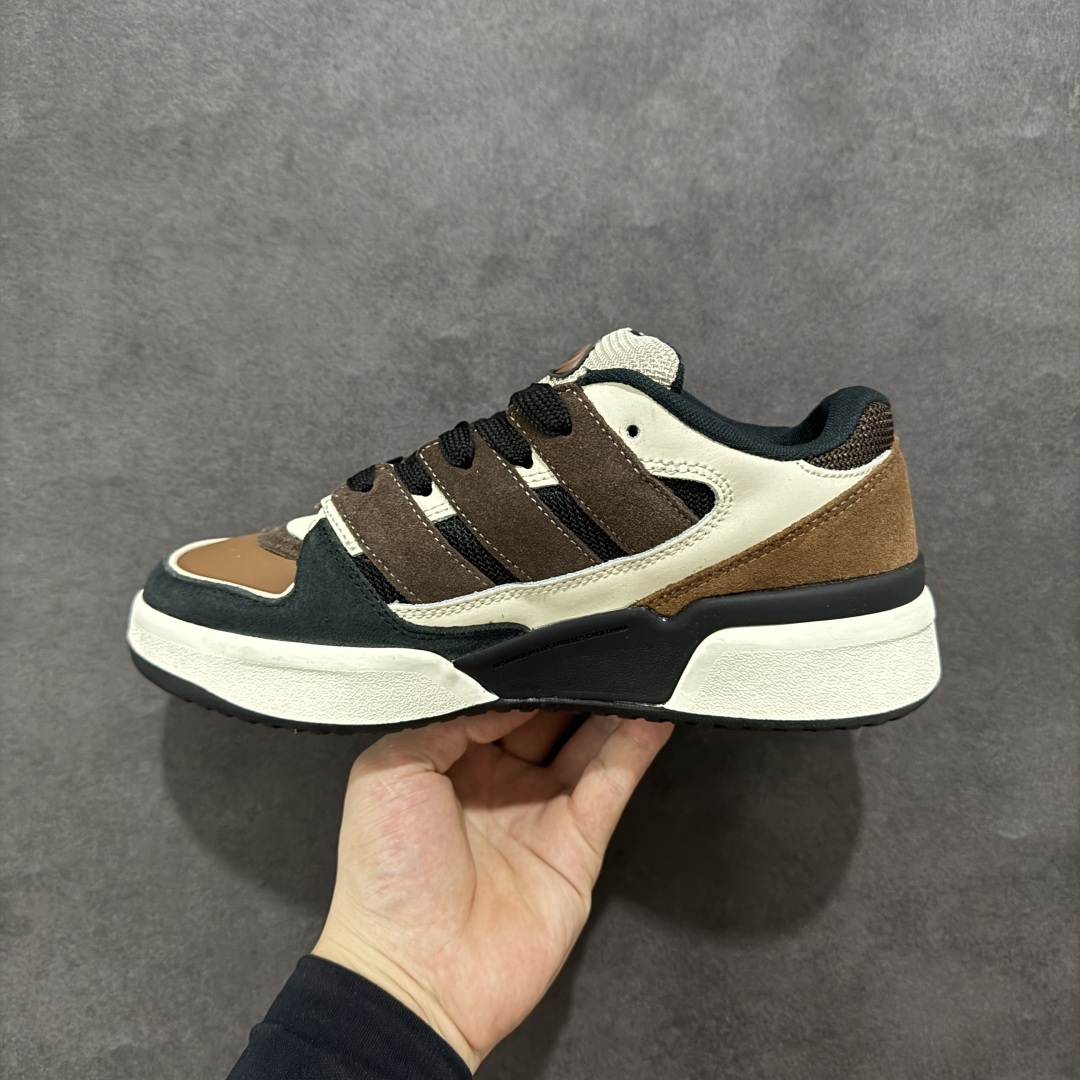Adidas originals Forum 2000 CL 三叶草低帮 复古潮流休闲面包鞋 JS3160