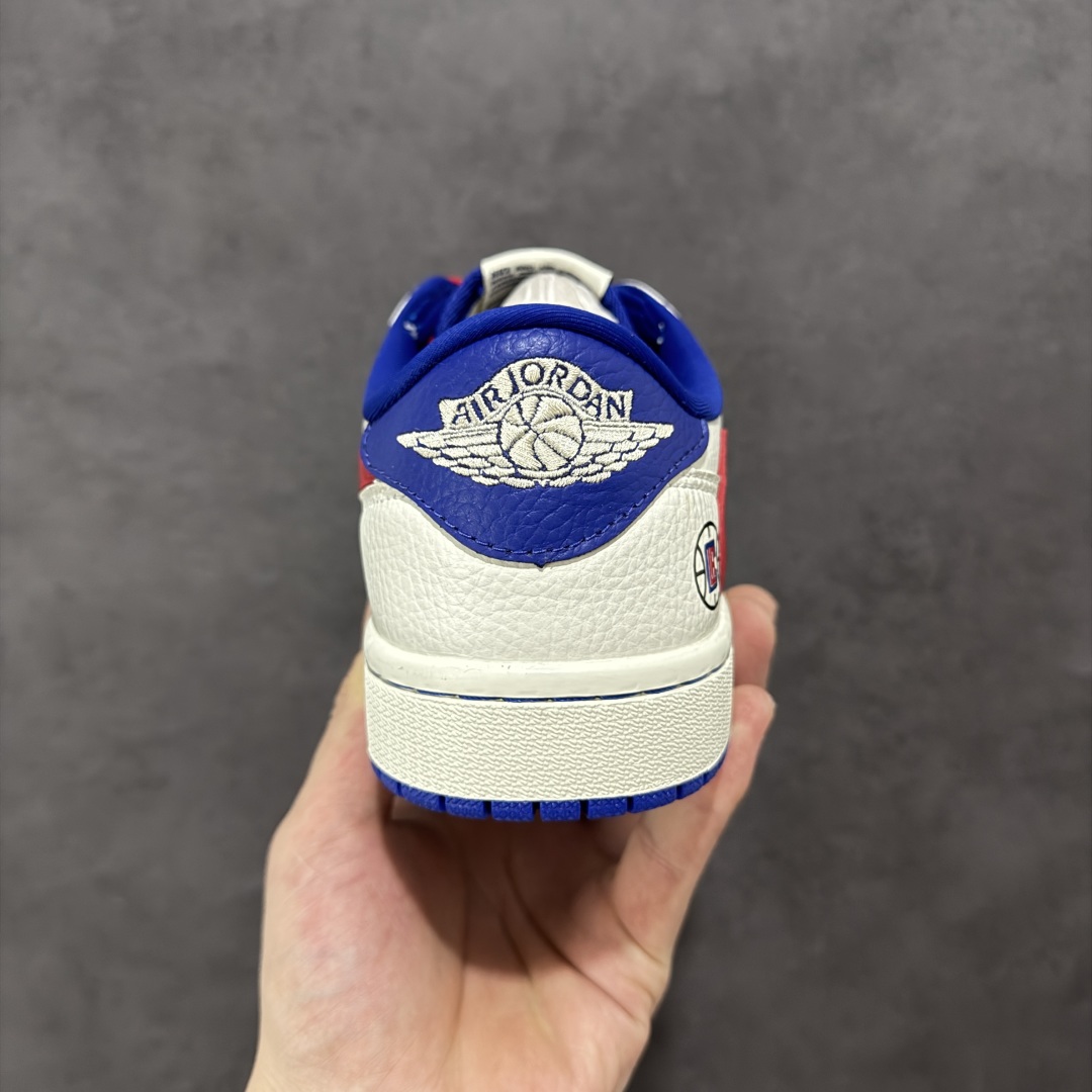 280 【定制版】Travis Scott x Fragment Design x Air Jordan 1 Low SP AJ1 洛杉矶快船联名 低帮文化休闲板鞋 SC9207-026