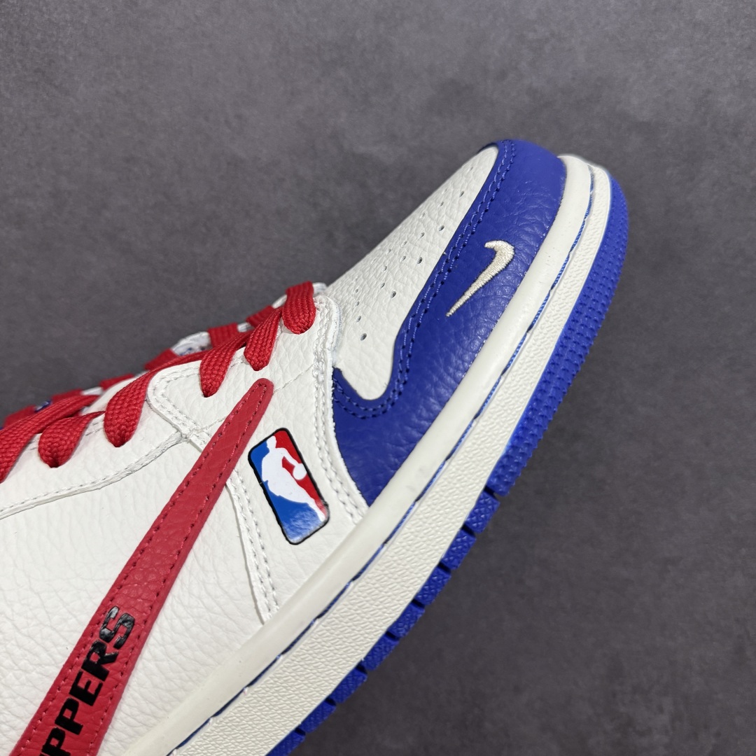 280 【定制版】Travis Scott x Fragment Design x Air Jordan 1 Low SP AJ1 洛杉矶快船联名 低帮文化休闲板鞋 SC9207-026