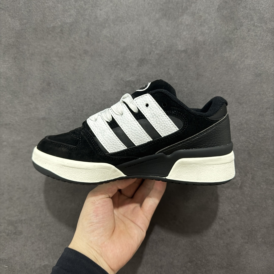 Adidas originals Forum 2000 CL 三叶草低帮 复古潮流休闲面包鞋 JS0996